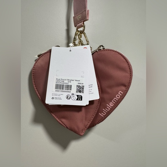 Lululemon Dual Pouch Wristlet *Heart - Picture 3 of 12
